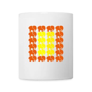 ÉLÉPHANT - Mug blanc - blanc - Devant