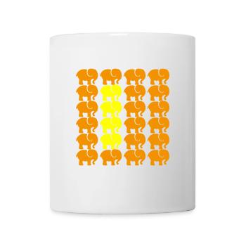ÉLÉPHANT - Mug blanc - blanc - Devant