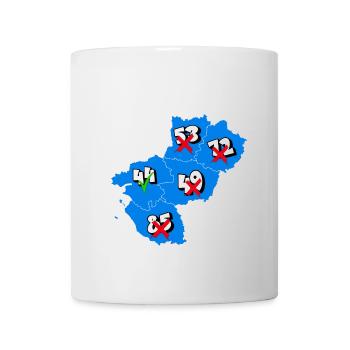 Région pays de la loire - Mug blanc - blanc - Devant