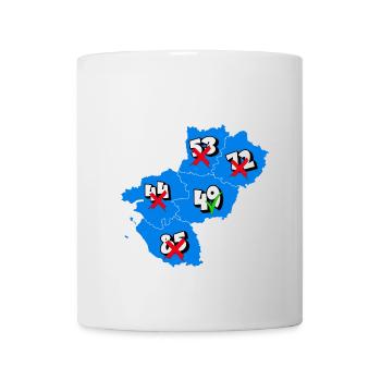 Région pays de la loire - Mug blanc - blanc - Devant