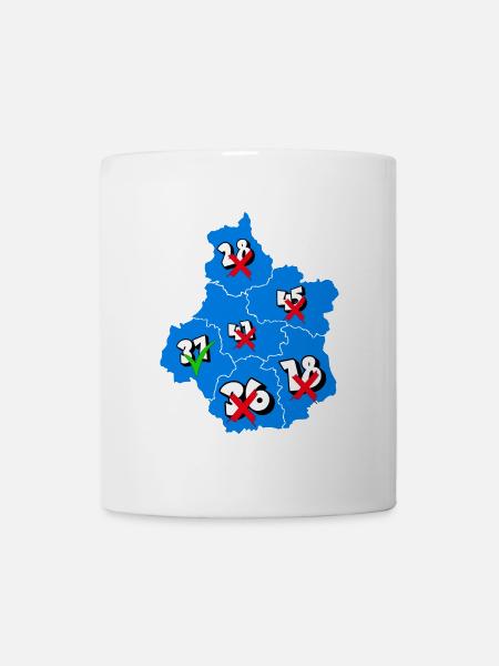 Région centre - Mug blanc - blanc
