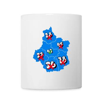 Région centre - Mug blanc - blanc - Devant