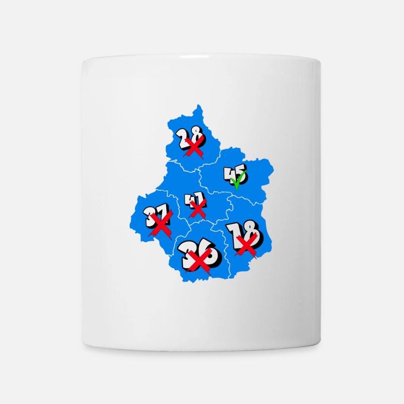 Région centre - Mug blanc - blanc