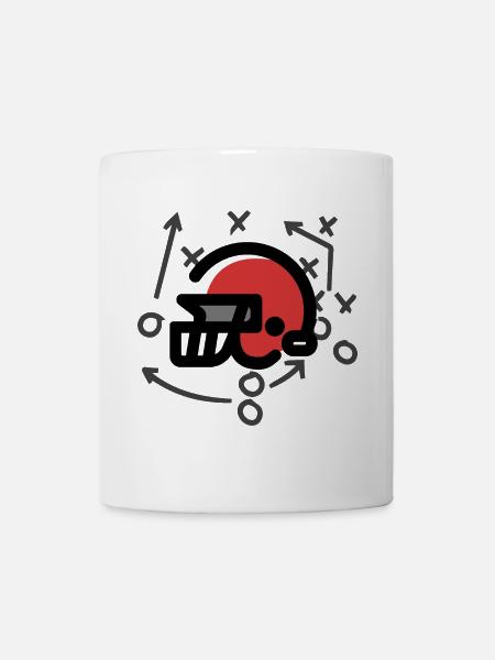 Red Helmet - Mug blanc - blanc