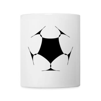Forme du drone - Mug blanc - blanc - Devant