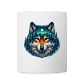 Wolf - Tasse - Weiß - Vorne
