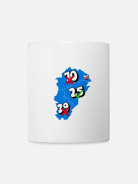 Région franche comté - Mug blanc - blanc
