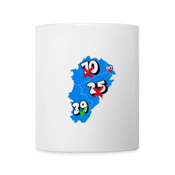 Région franche comté - Mug blanc - blanc - Devant