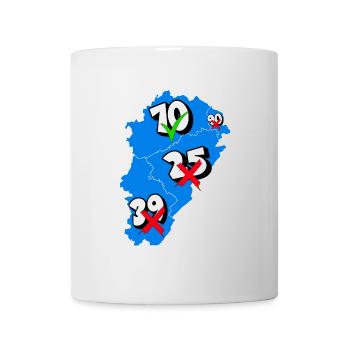 Région franche comté - Mug blanc - blanc - Devant