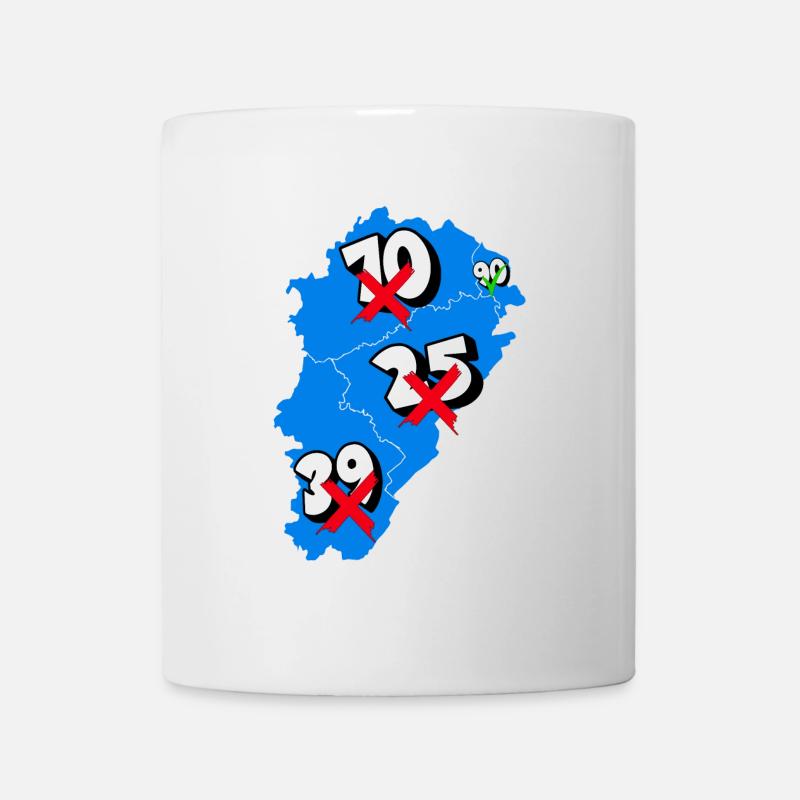 Région franche comté - Mug blanc - blanc