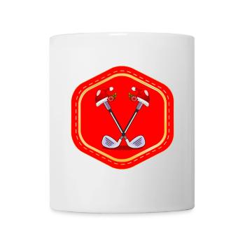 WEIHNACHTEN GOLFSPIELEN - Tasse - Weiß - Vorne