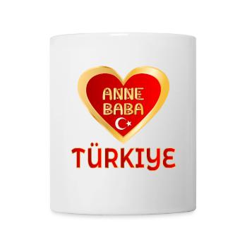 TURKISH PARENTS TÜRKIYE ANNE BABA - Mug - white - Front
