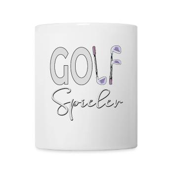 GOLFSPIELER GOLFSCHLÄGER - Tasse - Weiß - Vorne