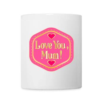 LOVE YOU MUM HEART - Mug - white - Front