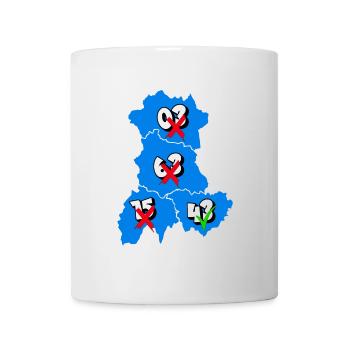 Région Auvergne - Mug blanc - blanc - Devant