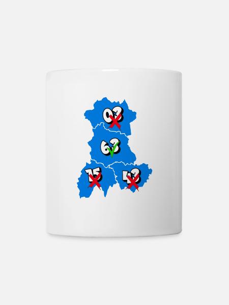 Région Auvergne - Mug blanc - blanc