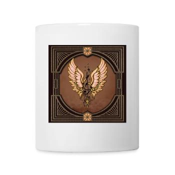 Treble clef, the key to imagination. - Mug - white - Front