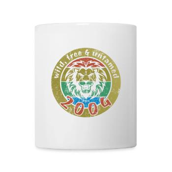 20. Geburtstag Wild, free & untamed since 2004 - Tasse - Weiß - Vorne