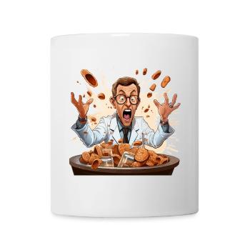The Caffeine Mad Scientist - Mug - white - Front