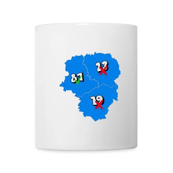 Région Limousin - Mug blanc - blanc - Devant