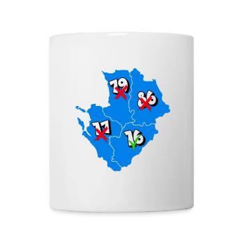 Région Poitou-Charentes - Mug blanc - blanc - Devant