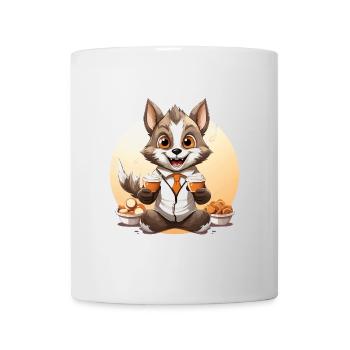 Der verrückte Jongleur - Tasse - Weiß - Vorne
