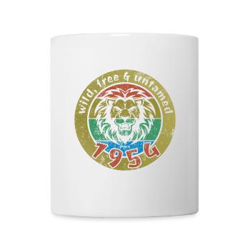 70th Birthday Wild, free & untamed since 1954 - Mug - white - Front