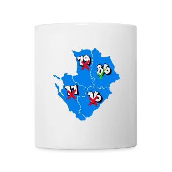 Région Poitou-Charentes - Mug blanc - blanc - Devant