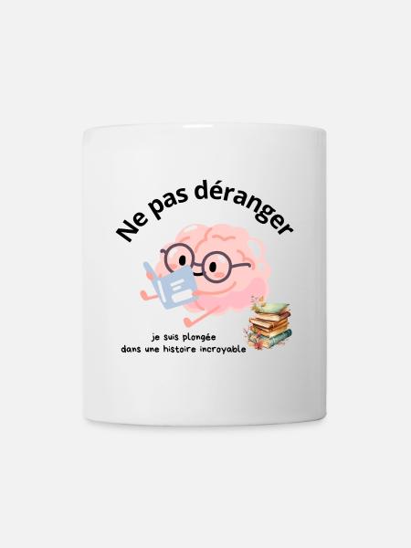 Ne pas déranger lecture - Mug blanc - blanc