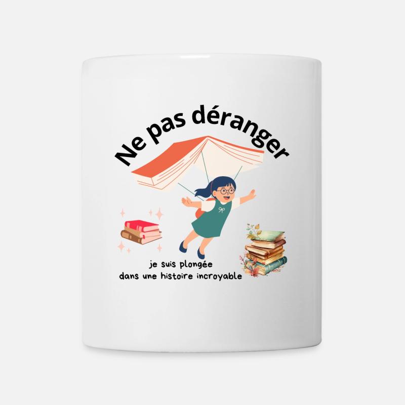 Ne pas déranger lecture - Mug blanc - blanc