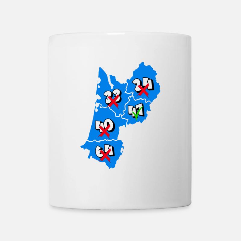 Région Aquitaine - Mug blanc - blanc