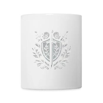 Shield and Swords Crest Design - Mug - white - Front