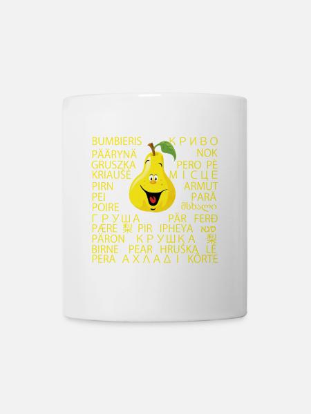 BIRNE - Tasse - Weiß