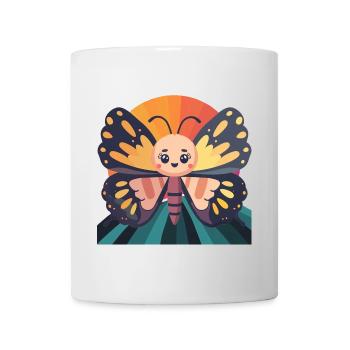 Butterfly Animals Summer - Mug - white - Front
