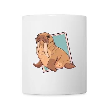 Walrus Sea Creature Manatee - Mug - white - Front