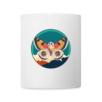 Schmetterling Waldbewohner Tierliebhaber - Tasse - Weiß - Vorne