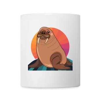 Walrus Alaska Sea Animal - Mug - white - Front