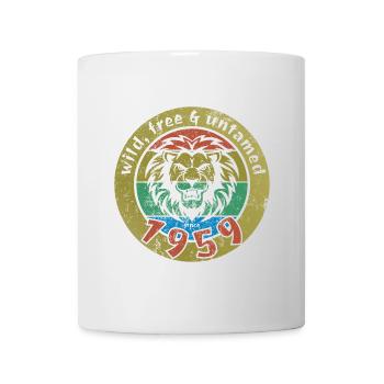 65th Birthday Wild, free & untamed since 1959 - Mug - white - Front