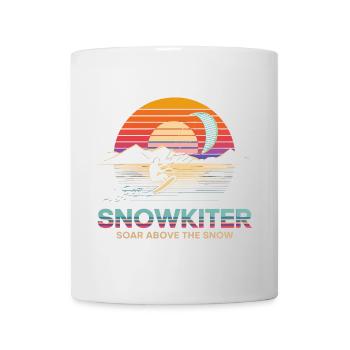 Sunset Snowboarding Adventure Design - Mug - white - Front