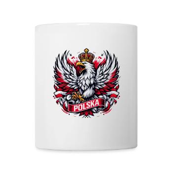Poland Polska Eagle Emblem Flag Flag Gift - Mug - white - Front