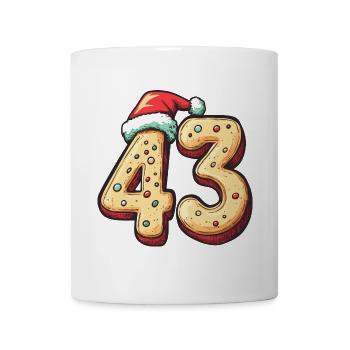 43 Number Christmas Cookie - Mug - white - Front
