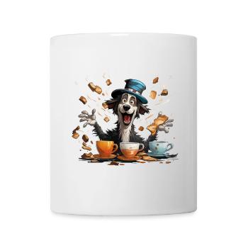 Le jongleur de caféine - Mug blanc - blanc - Devant