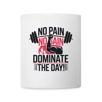 Gym wear pumpcover motivation quote hoodie t shirt - Mug - white - Front