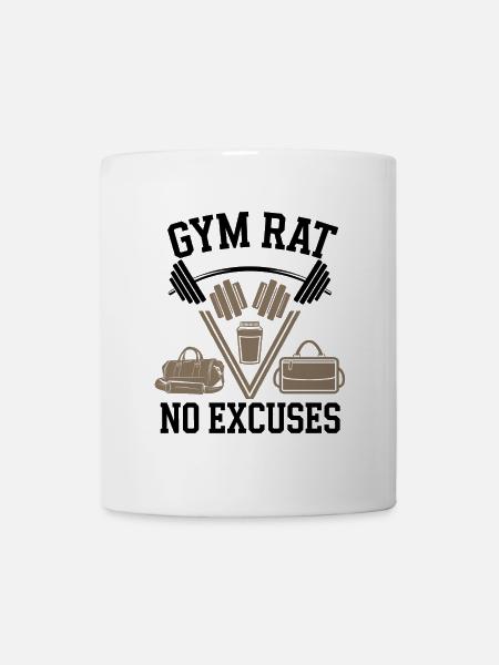 Gym Pumpcover motivation gym wear - Mug - white