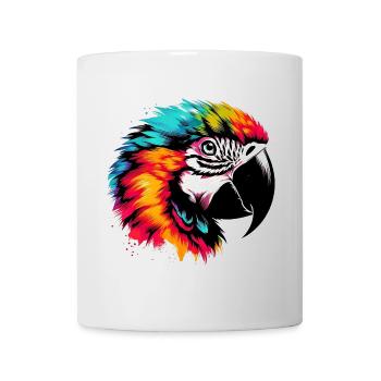 Perroquet - Mug blanc - blanc - Devant