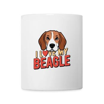 I Love My Beagle - Dog Fan Dog Lover Dog - Mug - white - Front