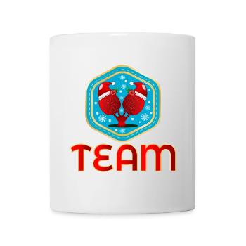 WEIHNACHTEN TEAM PADEL-TENNIS - Tasse - Weiß - Vorne
