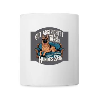 German Shepherd Dog, the Dog's Best Friend - Mug - white - Front