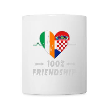 L'Irlande et la Croatie : amitié à 100 % - Mug blanc - blanc - Devant