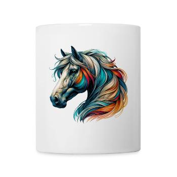 Cheval - Mug blanc - blanc - Devant